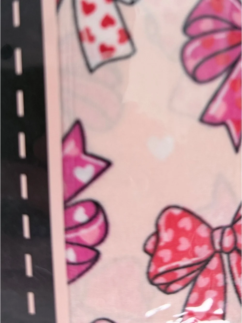 Betsey Johnson Pink Bow Heart Full Sheet Set 4 Piece Bedding Set